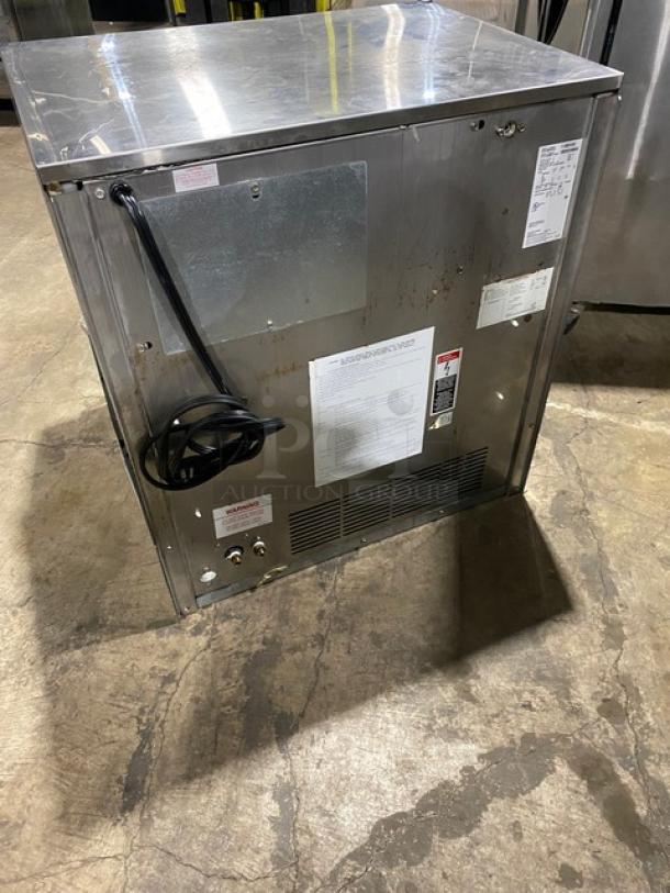 Ice-O-Matic Commercial Stainless Steel Electric Powered Water-Cooled Undercounter Half-Cube Ice Making Machine/Storage Bin Combo! With Top Hinged Lift-Up Style Lid! Model: ICEU300HW3 SN: 17111280011750! 115V 1 Phase! - Image 3 of 8