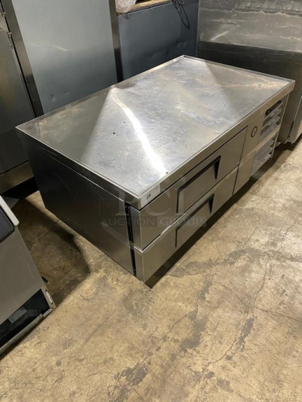 True Commercial Stainless Steel 2 Drawer Refrigerated Chef Base! Model: TRCB-50 SN: 1-2797409! 115V 1 Phase! On Casters! - Image 2 of 9