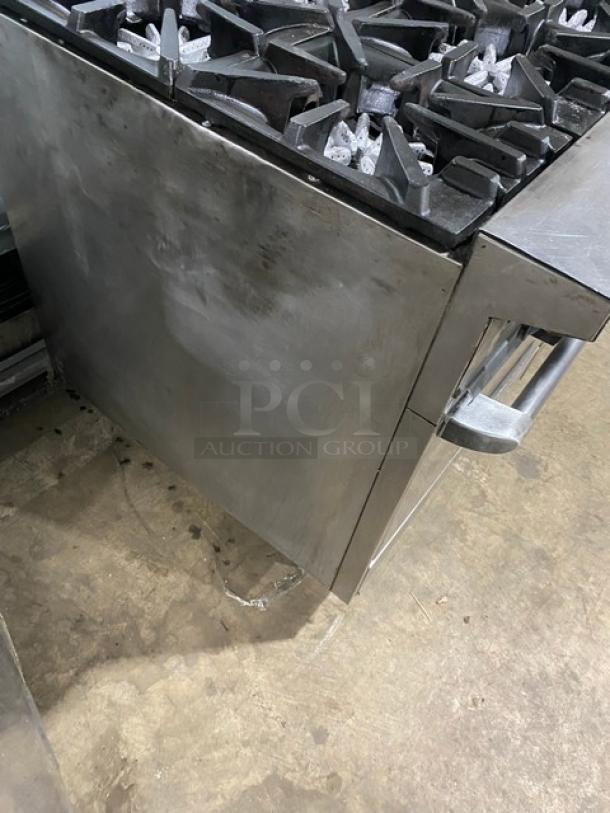 Garland Commercial Stainless Steel Natural Gas Powered 10 Burner Range/Double Oven Combo! With Wire Oven Racks! On Legs! - Image 7 of 8