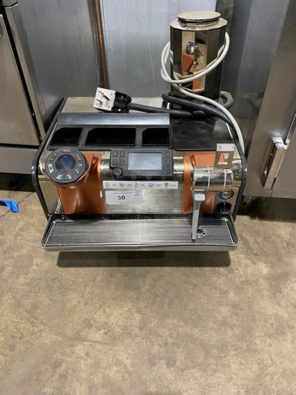 Thermoplan Starbucks Style Mastrena II Series Commercial Stainless Steel Electric Powered Countertop Automatic Cappuccino/Espresso Machine! With Drip Tray! Model: M2-CS SN: 410004828! 208V! - Image 1 of 8