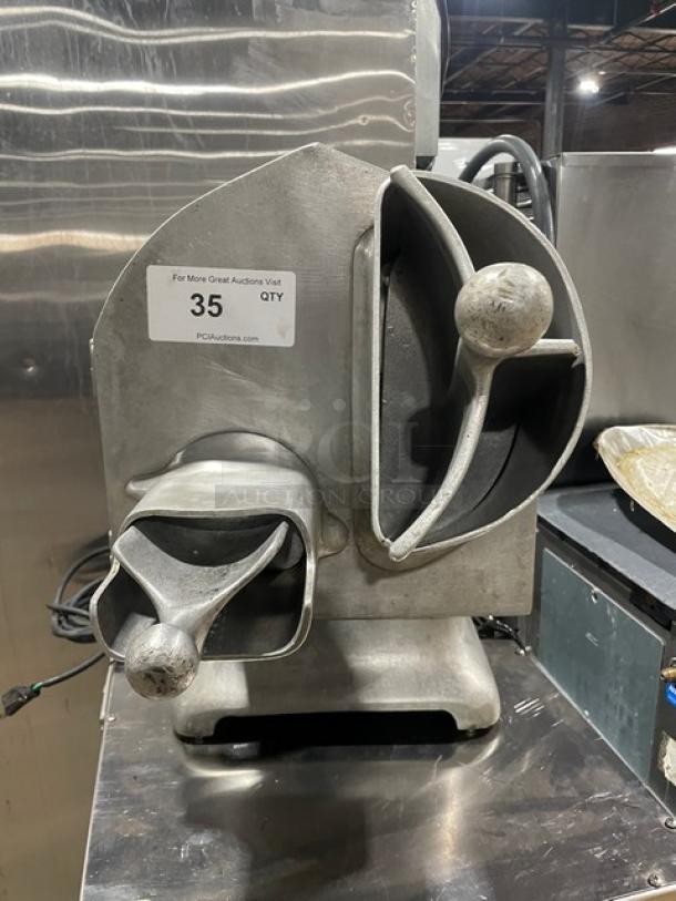 Qualheim Electro-Cut Commercial Electric Powered Heavy Duty Countertop Vegetable Slicer/Shredder/Grater! Model: 400 SN: 26769D! 115V 1 Phase! - Image 1 of 10