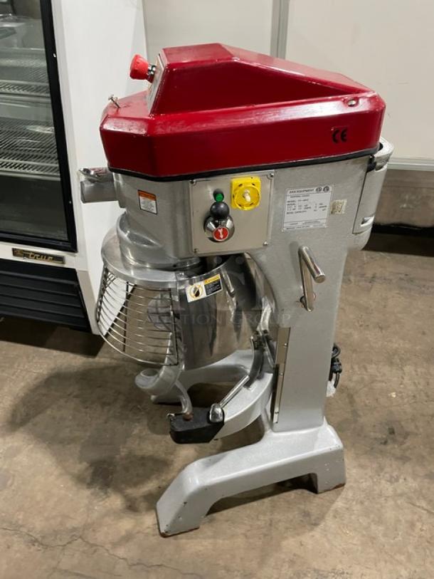 Axis Commercial Electric Powered Heavy Duty 40 Qt. Planetary Mixer! With Stainless Steel Bowl Guard! With Spiral Dough Hook Attachment! Model: AX-M40 SN: 417070242! 220V 1 Phase! - Image 2 of 9