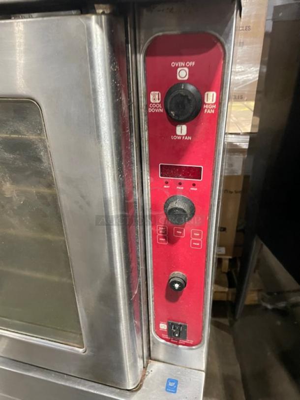 Blodgett Commercial Stainless Steel Electric Powered Single Stack Convection Oven! With Wired Oven Racks! On Legs! - Image 6 of 7