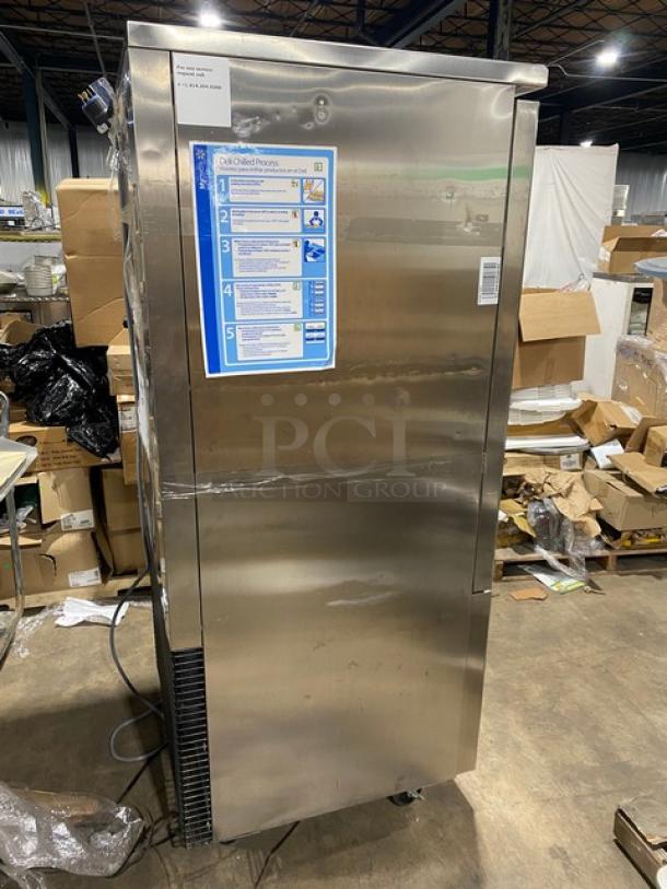 Desmon! 2023 Late Model! Commercial Stainless Steel Single Door Self Contained Reach In 15-Pan Blast Chiller/Shock Freezer! With Probes & Built In Pan Holding Rack! With Sheet Pans! Model: GBF-15+ETL SN: 23POP005004! On Casters! - Image 2 of 9