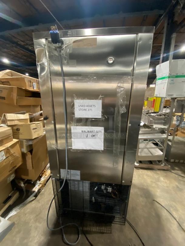 Desmon! 2023 Late Model! Commercial Stainless Steel Single Door Self Contained Reach In 15-Pan Blast Chiller/Shock Freezer! With Probes & Built In Pan Holding Rack! With Sheet Pans! Model: GBF-15+ETL SN: 23POP005004! On Casters! - Image 3 of 9