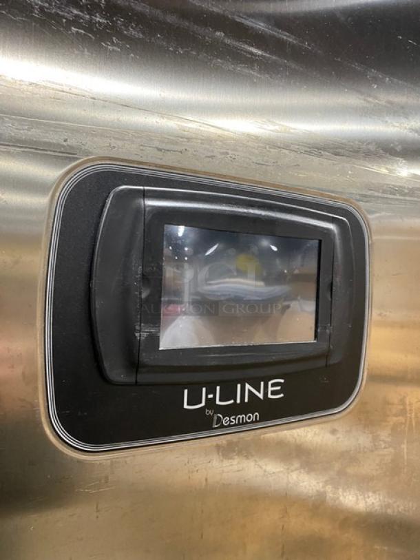 Desmon! 2023 Late Model! Commercial Stainless Steel Single Door Self Contained Reach In 15-Pan Blast Chiller/Shock Freezer! With Probes & Built In Pan Holding Rack! With Sheet Pans! Model: GBF-15+ETL SN: 23POP005004! On Casters! - Image 6 of 9