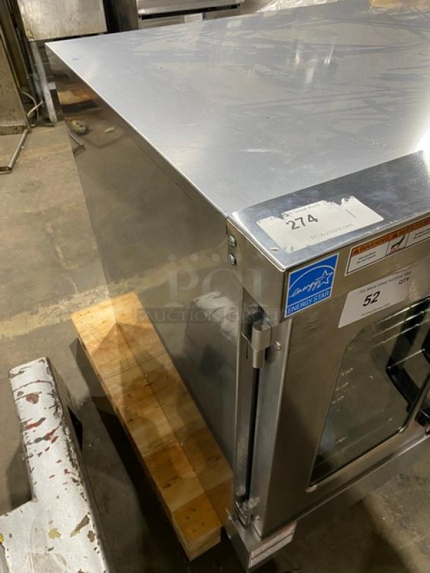 NEW! Scratch-N-Dent! Vulcan Commercial Stainless Steel Electric Powered Single Stack Convection Oven! Energy Star Certified! With Thermostatic Controls! With Wired Oven Racks! Model: VC5ED! 208V 3/1 Phase! - Image 3 of 7