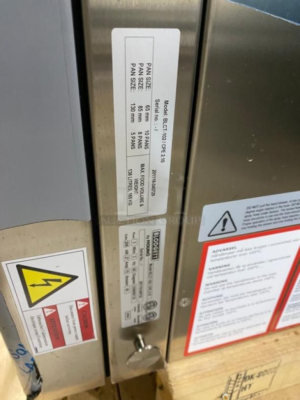 NEW! Scratch-N-Dent! Blodgett BC-Touch Series Commercial Stainless Steel Electric Powered Combi Oven! With Touch Controls! With Built In Pan Slide! Model: BLCT-102/CPE2.10 SN: 201118-040729! 208V 3 Phase! - Image 7 of 7