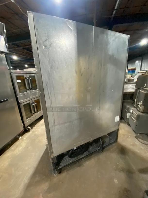 Atosa Commercial Stainless Steel Solid 2 Door Reach In Refrigerator! With Poly Coated Wire Racks! Model: MBF8507 SN: MBF8507151012C4004! 115V 1 Phase! On Casters! - Image 4 of 8