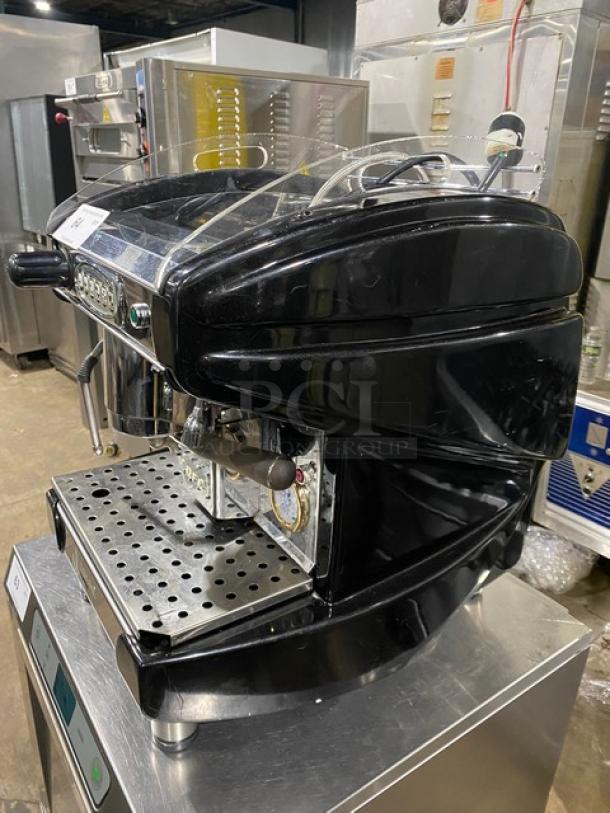 BFC Lira Series Commercial Stainless Steel Electric Powered Countertop Single Group Automatic Cappuccino/Espresso Coffee Machine! Model: IR1GDCE SN:100434522! 120V 1 Phase! On Legs! - Image 2 of 9
