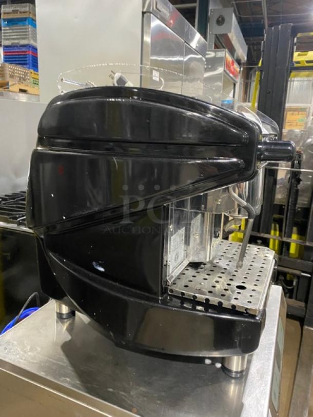 BFC Lira Series Commercial Stainless Steel Electric Powered Countertop Single Group Automatic Cappuccino/Espresso Coffee Machine! Model: IR1GDCE SN:100434522! 120V 1 Phase! On Legs! - Image 3 of 9