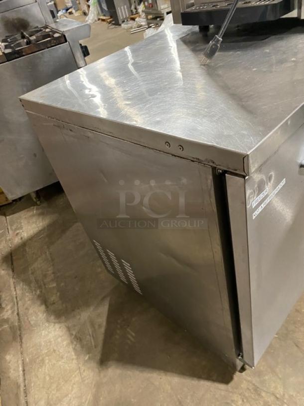 Ikon Series Commercial Stainless Steel 3 Door Undercounter Worktop Freezer! With Poly Coated Wire Rack! Model: KUC72F SN: KUC72F9024463! 115V 1 Phase! On Casters! - Image 2 of 8