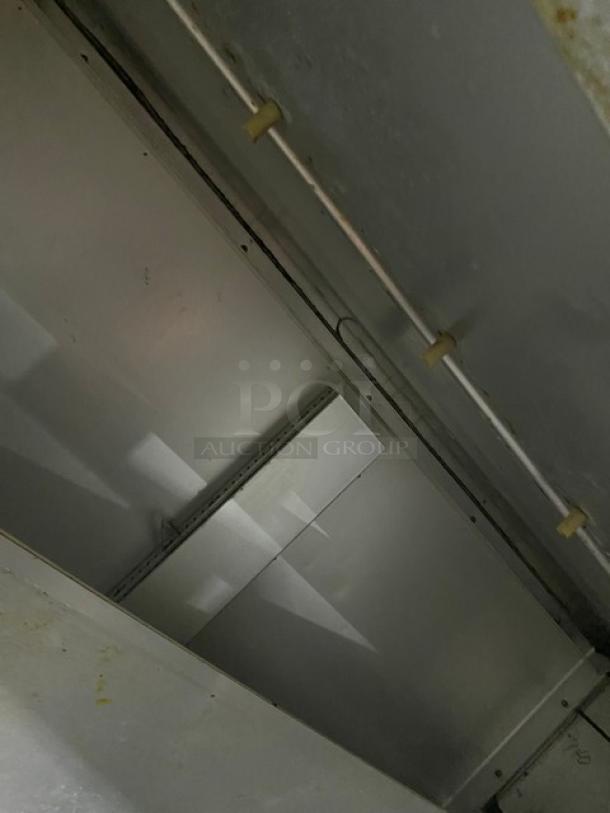Beverage-Air Commercial Stainless Steel 2 Door Refrigerated Bain Marie Mega Top Pizza Prep Table! Model: PT67 SN: 4611692! 115V 1 Phase! On Casters! - Image 6 of 9