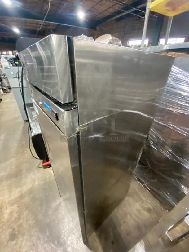 Hoshizaki Commercial Stainless Steel Solid Single Door Reach In Refrigerator! Energy Star Certified! With Poly Coated Wire Racks! Model: R1AFS SN: J71374K! 115V 1 Phase! - Image 2 of 9