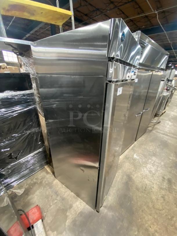 Hoshizaki Commercial Stainless Steel Solid Single Door Reach In Refrigerator! Energy Star Certified! With Poly Coated Wire Racks! Model: R1AFS SN: J71374K! 115V 1 Phase! - Image 3 of 9