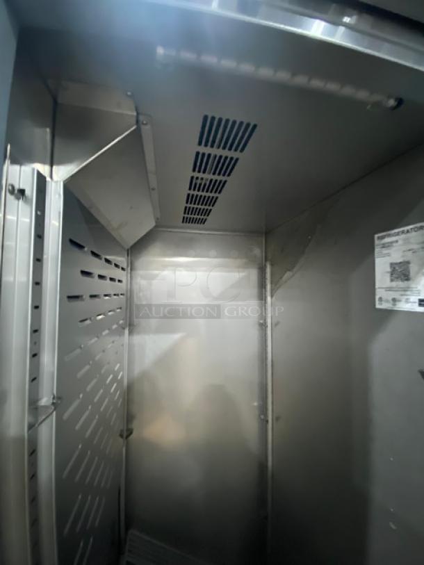 Hoshizaki Commercial Stainless Steel Solid Single Door Reach In Refrigerator! Energy Star Certified! With Poly Coated Wire Racks! Model: R1AFS SN: J71374K! 115V 1 Phase! - Image 5 of 9