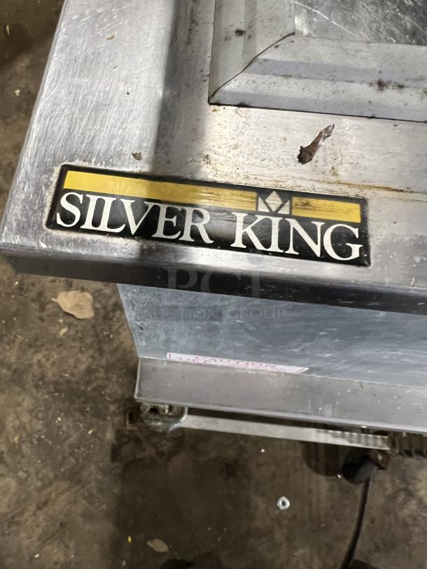 Silver King Commercial Stainless Steel Electric Powered Drop-In Frozen Treats Merchandiser Freezer! With Lift-Open Lid! With Pan-Holding Equipment Cart! On Casters! - Image 4 of 6