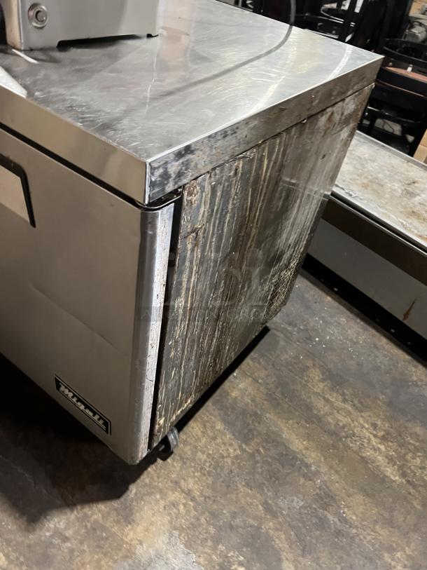 Migali Commercial Stainless Steel 2 Door Undercounter Worktop Freezer! With Poly Coated Wire Rack! Model: C-U48F SN: C-U48F04216042600920006! 115V 1 Phase! On Casters! - Image 4 of 8