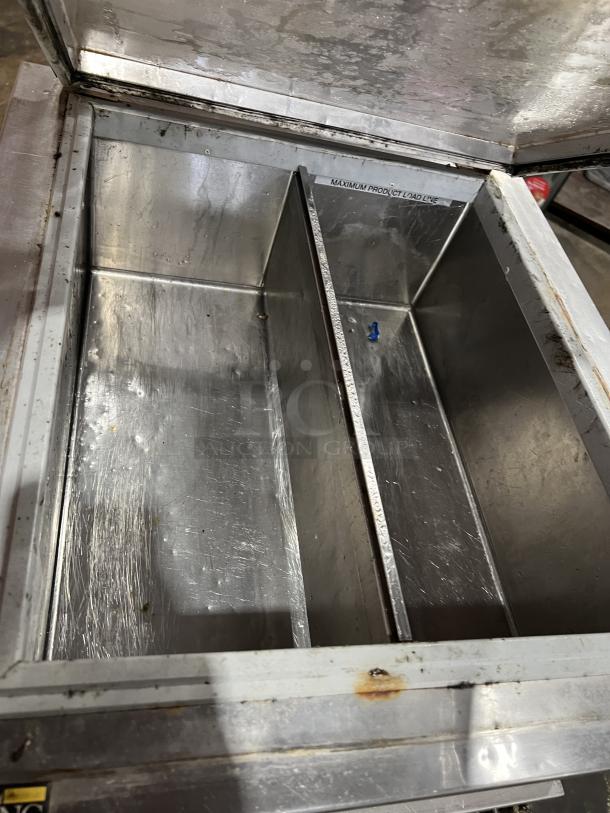 Prince Castle/Silver King Commercial Stainless Steel Electric Powered Drop-In Frozen Treats Merchandiser Freezer! With Lift-Open Lid! With Pan-Holding Equipment Cart! Model: SKCTMDI/C1 SN: CLDP128962A! 115V! On Casters! - Image 4 of 8