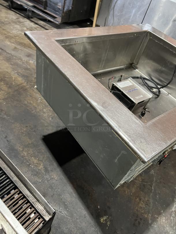 LTI TempestAir Series Commercial Stainless Steel Eletric Powered Refrigerated 2-Pan Drop-In Cold Food Well! Model: DI-2025TA SN: F15C48251L! 120V 1 Phase! - Image 3 of 6