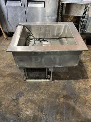 LTI TempestAir Series Commercial Stainless Steel Eletric Powered Refrigerated 2-Pan Drop-In Cold Food Well! Model: DI-2025TA SN: F15C48250L! 120V 1 Phase!