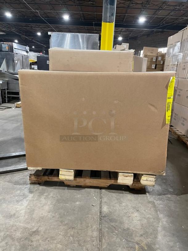 BRAND NEW! Garland Master-200 Series Commercial Stainless Steel Electric Powered Single Stack Convection Oven! With Thermostatic Controls! With Wired Oven Racks! Model: MCO-ES-10S SN: 2212100101287! 208V 1 Phase! With Legs! - Image 2 of 13