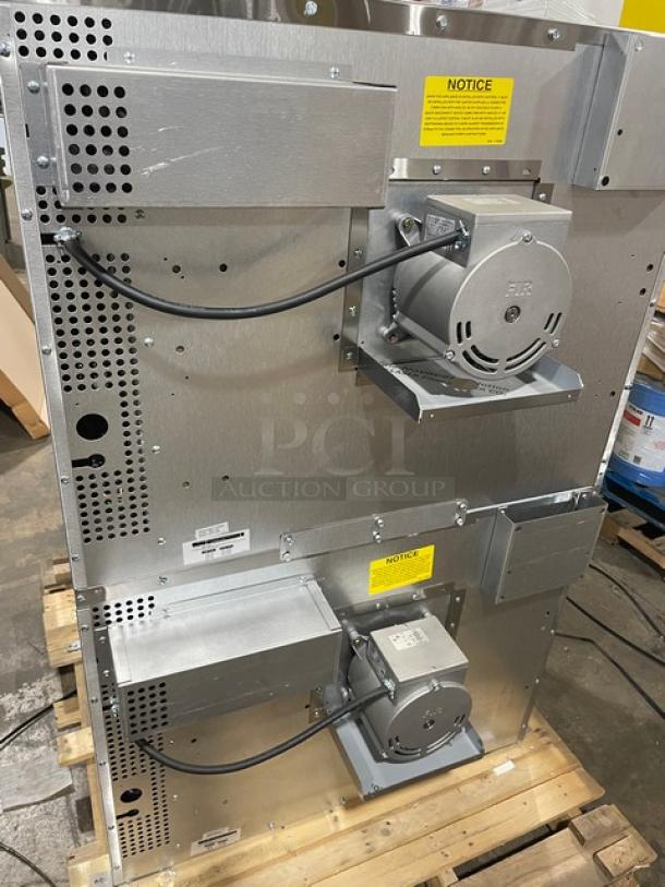 BRAND NEW! Southbend SilverStar SL-Series Commercial Stainless Steel Electric Powered Double Stacked Convection Oven! With Thermostatic Controls! With Wired Oven Racks! Model: SLES/20SC SN:23G95905! 208V 3 Phase! With Legs! 2X Your Bid Makes One Unit! - Image 12 of 13