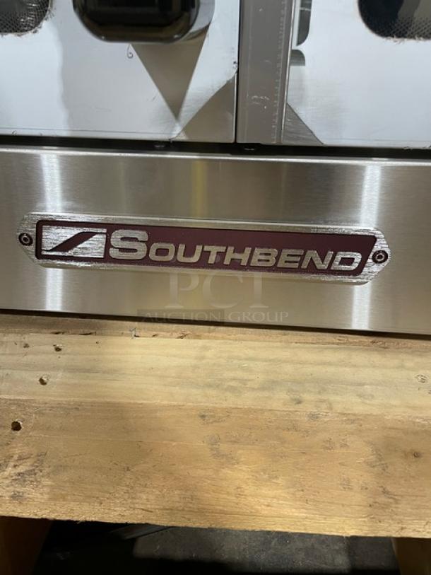 BRAND NEW! Southbend SilverStar SL-Series Commercial Stainless Steel Electric Powered Double Stacked Convection Oven! With Thermostatic Controls! With Wired Oven Racks! Model: SLES/20SC SN:23G95905! 208V 3 Phase! With Legs! 2X Your Bid Makes One Unit! - Image 13 of 13