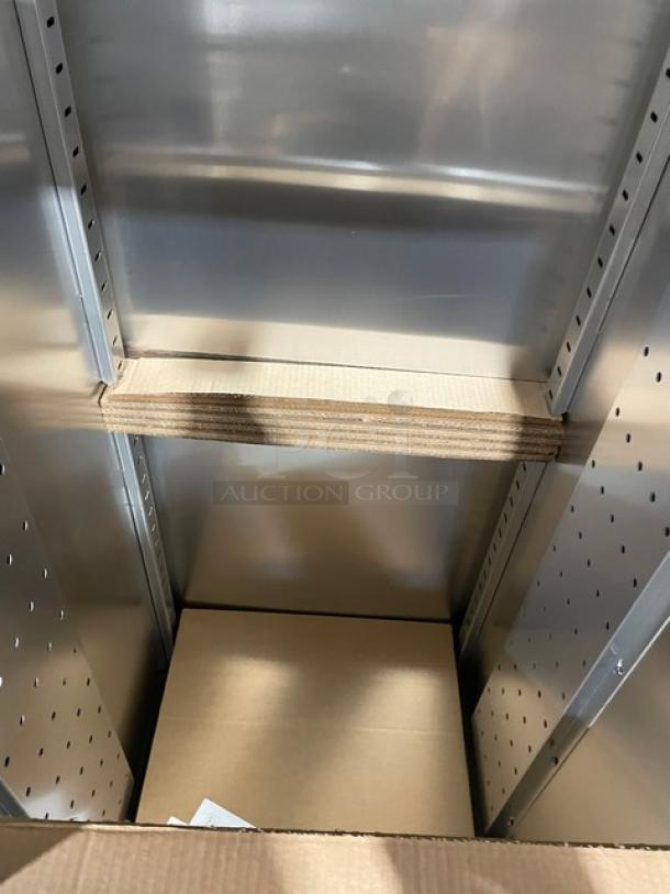 BRAND NEW! Cres-Cor Commercial Stainless Steel Solid Dutch Door Insulated Heated Holding/Proofing Cabinet! Model: H-137-UA-12D SN: ACD-J000653942-011! 120V 1 Phase! On Casters! - Image 11 of 12