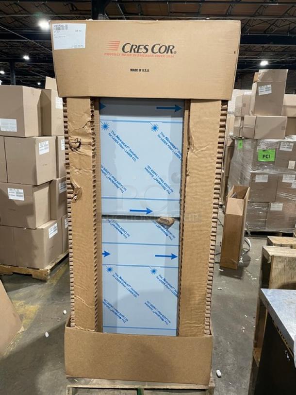 BRAND NEW! Cres-Cor Commercial Stainless Steel Solid Dutch Door Insulated Heated Holding/Proofing Cabinet! Model: H-137-UA-12D SN: ACD-J000653942-021! 120V 1 Phase! On Casters! - Image 2 of 11