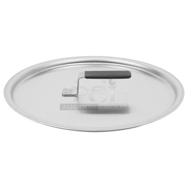 BRAND NEW! Vollrath Wear-Ever Series Commercial Aluminum 11-5/8" Round Flat Cover! With Torogard Dipped Handle! Model: 67320! 4X Your Bid! - Image 1 of 5