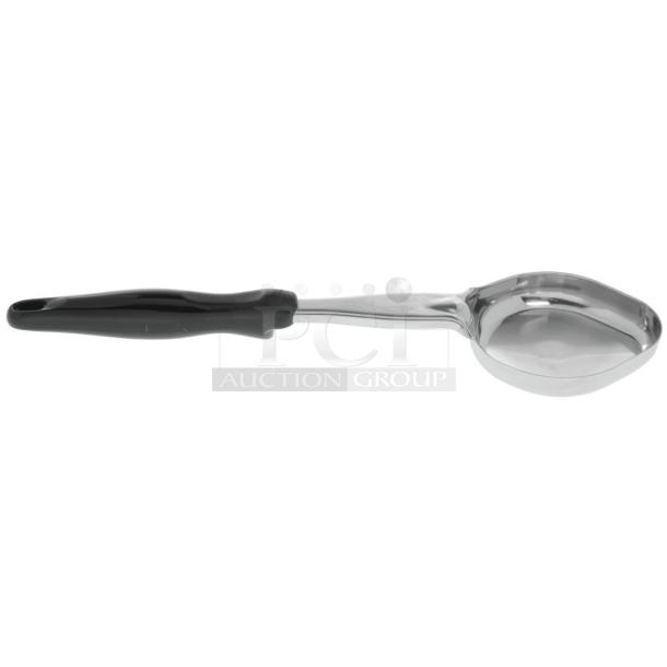 BRAND NEW! Vollrath Jacob's Pride Series Commercial Stainless Steel 5 Oz. Oval Food Portioner/Spoodle Utensil! With Black Grip Handle! 12 Per Case! Model: 6412520! ALL ONE MONEY! - Image 1 of 5