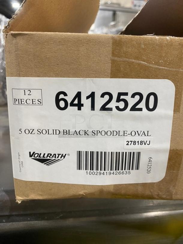 BRAND NEW! Vollrath Jacob's Pride Series Commercial Stainless Steel 5 Oz. Oval Food Portioner/Spoodle Utensil! With Black Grip Handle! 12 Per Case! Model: 6412520! ALL ONE MONEY! - Image 5 of 5