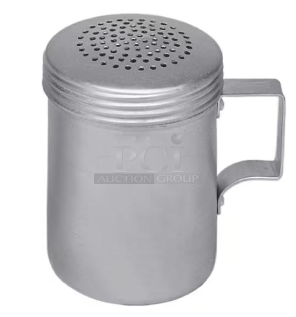 BRAND NEW! Update International Commercial Aluminum 9 Oz. Dredge/Spice Shaker! With Handle! 8 Per Case! Model: DR-AL! ALL ONE MONEY! - Image 1 of 6