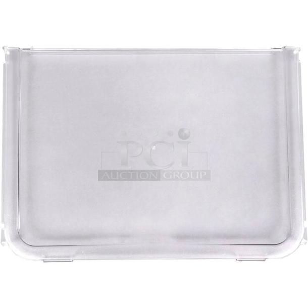 BRAND NEW! Cambro Commercial Clear Rectangular Replacement Back Lid! Accommodates IBS37 Ingredient Bin! Model: 60272! 6X Your Bid! - Image 1 of 4