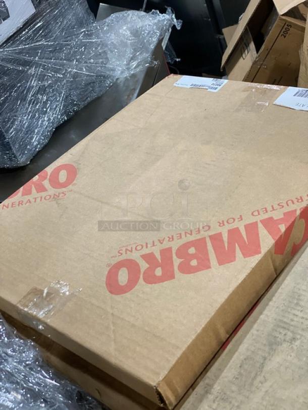 BRAND NEW! Cambro Commercial Clear Rectangular Replacement Back Lid! Accommodates IBS37 Ingredient Bin! Model: 60272! 6X Your Bid! - Image 2 of 4