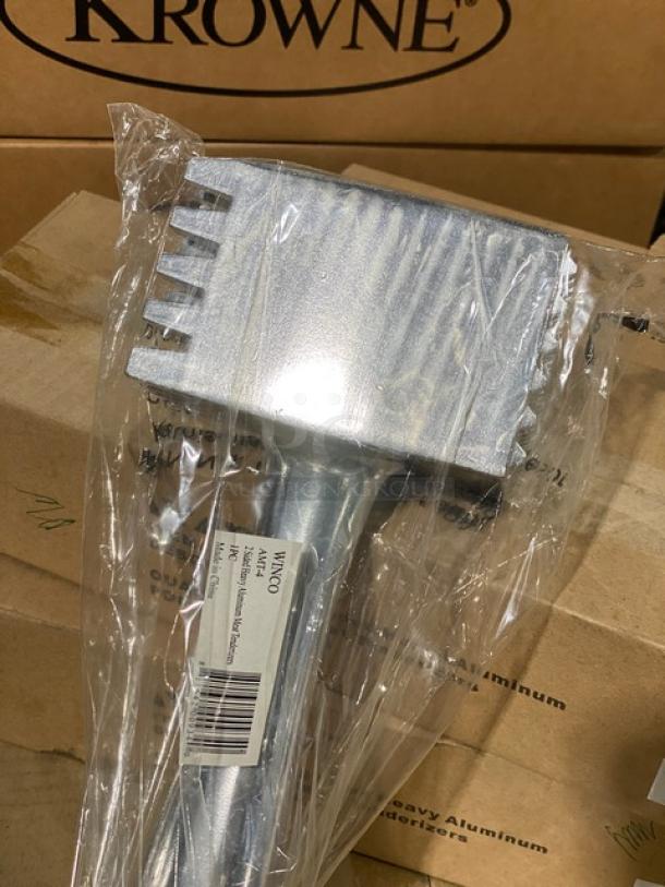 BRAND NEW! Winco Commercial Aluminum Heavy Duty 2-Sided Meat Tenderizer! Model: AMT-4! 3X Your Bid! - Image 3 of 7