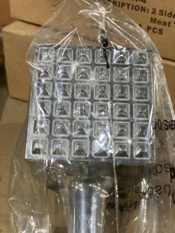 BRAND NEW! Winco Commercial Aluminum Heavy Duty 2-Sided Meat Tenderizer! Model: AMT-4! 3X Your Bid! - Image 4 of 7