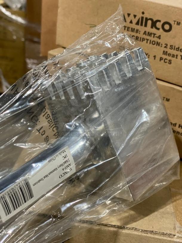 BRAND NEW! Winco Commercial Aluminum Heavy Duty 2-Sided Meat Tenderizer! Model: AMT-4! 3X Your Bid! - Image 5 of 7