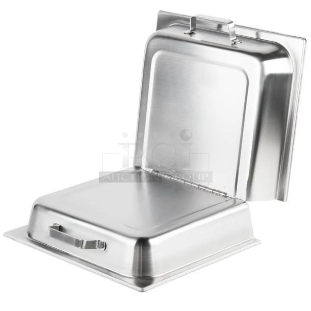 BRAND NEW! Vollrath Commercial Stainless Steel Full-Size Hinged Dome Style Hotel/Steam Table Pan Cover! Model: 77400! 3X Your Bid! - Image 1 of 9