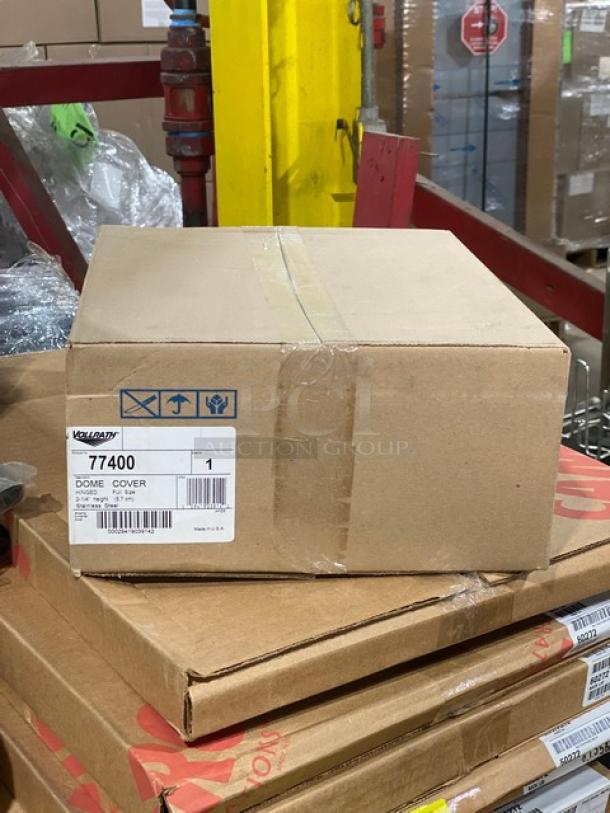 BRAND NEW! Vollrath Commercial Stainless Steel Full-Size Hinged Dome Style Hotel/Steam Table Pan Cover! Model: 77400! 3X Your Bid! - Image 3 of 9