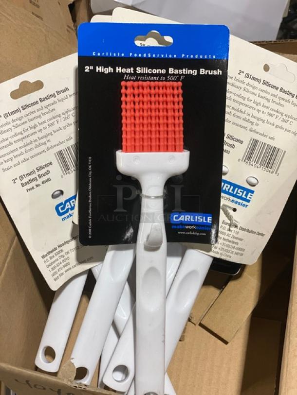 BRAND NEW! Carlisle Commercial High-Heat Resistant 2" Wide Silicone Bristle Pastry/Basting Brush! Model: 40403! 4X Your Bid! - Image 3 of 4