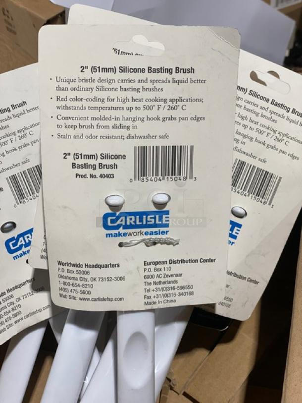 BRAND NEW! Carlisle Commercial High-Heat Resistant 2" Wide Silicone Bristle Pastry/Basting Brush! Model: 40403! 4X Your Bid! - Image 4 of 4