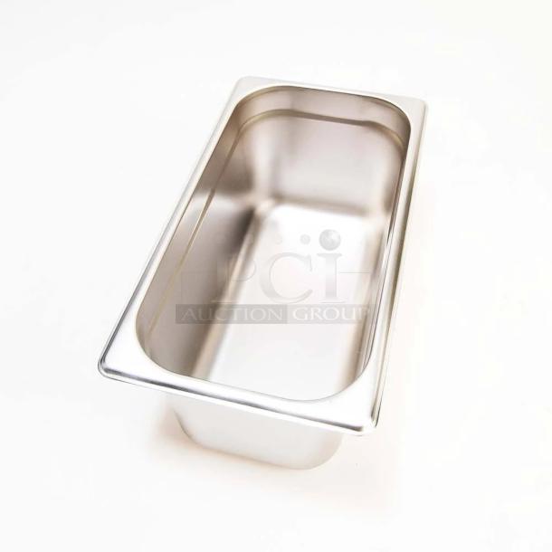 BRAND NEW! Winco Commercial Stainless Steel 1/3 Size 6" Deep Anti-Jam Hotel/Steamtable Pan! 12 Per Case! Model: SPJL-306! ALL ONE MONEY! - Image 1 of 4