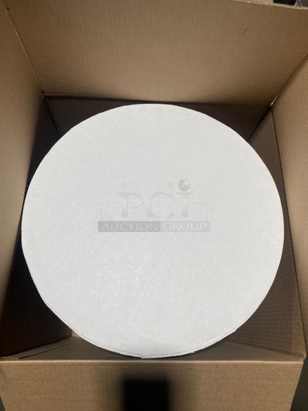 BRAND NEW! FULL PALLET! R3 Redistribution Commercial White Cardboard 16" Round Cake Boards! ALL NEW IN THE BOX! 24X Your Bid! - Image 6 of 8