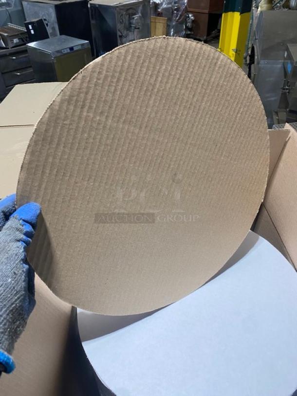 BRAND NEW! FULL PALLET! R3 Redistribution Commercial White Cardboard 16" Round Cake Boards! ALL NEW IN THE BOX! 24X Your Bid! - Image 7 of 8