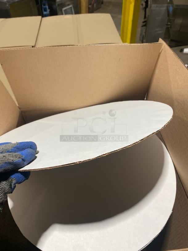 BRAND NEW! FULL PALLET! R3 Redistribution Commercial White Cardboard 16" Round Cake Boards! ALL NEW IN THE BOX! 24X Your Bid! - Image 8 of 8