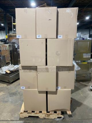 BRAND NEW! FULL PALLET! Rak Porcelain Commercial Clear 25 Oz. Celebration Pinot/Burgundy Wine Glasses! Model: 1560000T! 20X Your Bid!