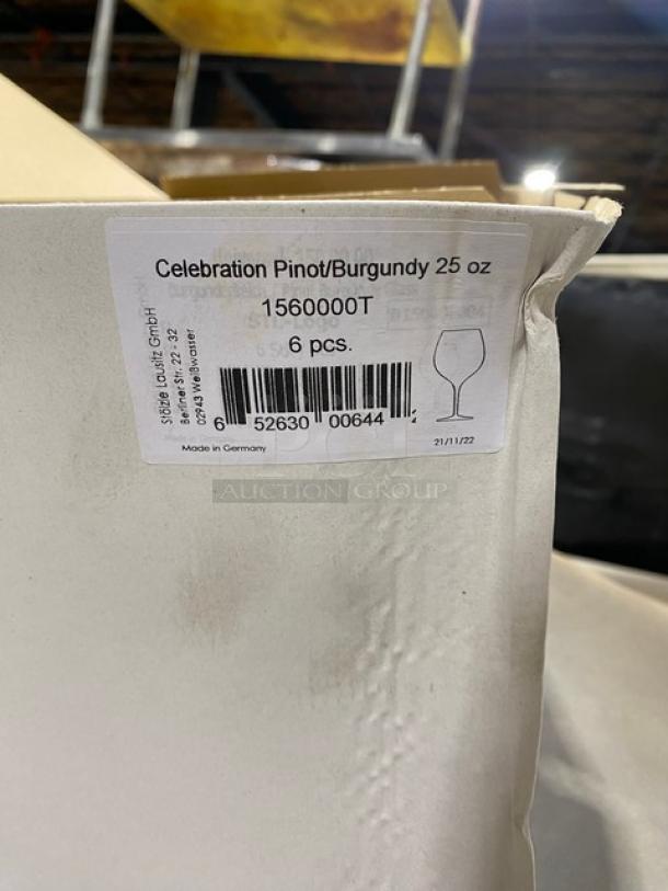 BRAND NEW! FULL PALLET! Rak Porcelain Commercial Clear 25 Oz. Celebration Pinot/Burgundy Wine Glasses! Model: 1560000T! 20X Your Bid! - Image 5 of 8