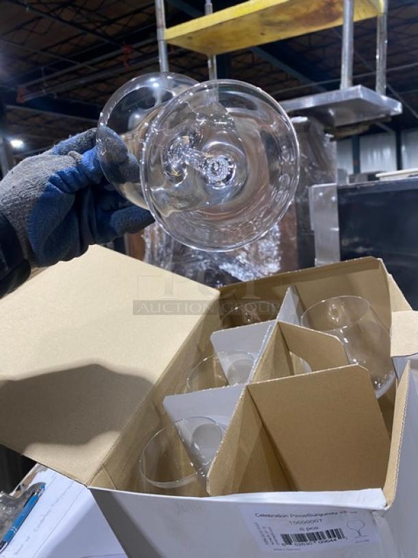 BRAND NEW! FULL PALLET! Rak Porcelain Commercial Clear 25 Oz. Celebration Pinot/Burgundy Wine Glasses! Model: 1560000T! 20X Your Bid! - Image 8 of 8